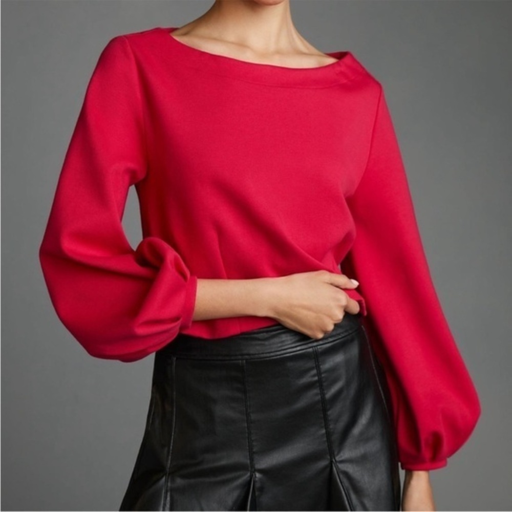 Anthropologie‎ Maeve Corset Sweatshirt Size Large